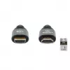 Cable HDMI Manhattan 8K@60Hz 1 m trenzado conector macho a conector macho negro