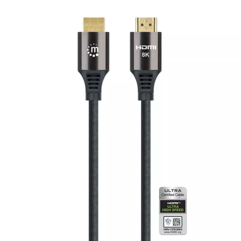 Cable HDMI Manhattan 8K 60Hz 3 m conector macho a conector macho negro