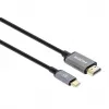 Cable USB-C a HDMI Manhattan, 4K@60Hz, 1 m, negro, conector macho a conector macho, tres años de garantía, equivalente a CDP2HD2MBNL