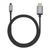 Cable USB-C a HDMI Manhattan, 4K@60Hz, 1 m, negro, conector macho a conector macho, tres años de garantía, equivalente a CDP2HD2MBNL
