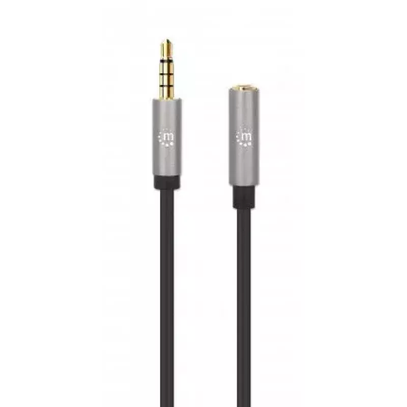 Cable de extensión de audio Manhattan 3,5 mm 3 m conector macho/conector hembra