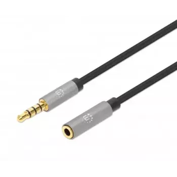 Cable de extensión de audio Manhattan 3,5 mm 3 m conector macho/conector hembra