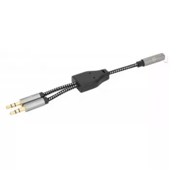 Cable adaptador para auriculares Manhattan 356121