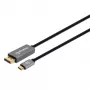 Cable USB-C a DisplayPort Manhattan CDP2DP146B 8K 2 m