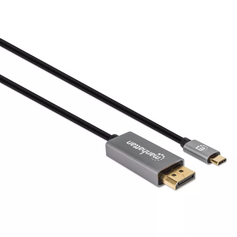 Cable USB-C a DisplayPort Manhattan CDP2DP146B 8K 2 m