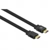 Cable HDMI con Ethernet (plano) Manhattan, 4K@60Hz (Premium High Speed), 10 m, conector macho a conector macho, negro, Ultra HD 4K x 2K, totalmente blindado, contactos dorados, garantía de por vida
