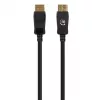 Cable DisplayPort 1.4 Manhattan, 8K@60Hz, 3 m, cable trenzado, conector macho a conector macho, con bloqueos, totalmente blindado, negro, garantía de por vida, equivalente a DP14MM3M