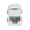 Conector hembra keystone Cat 6 RJ45 StarTech.com blanco para red - F/F