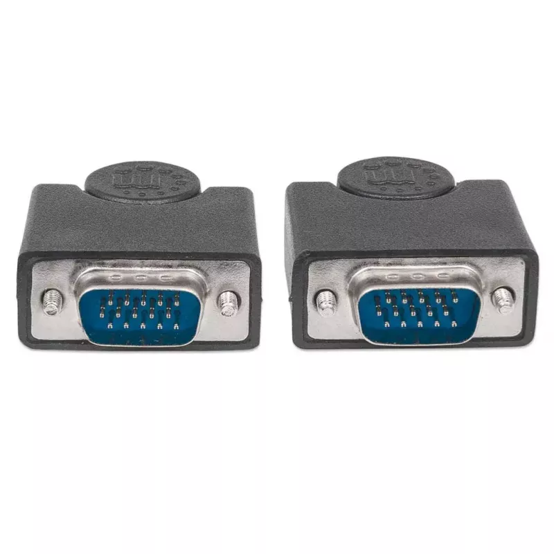 Cable de monitor VGA Manhattan 311731 1,8 m negro conector macho a conector macho