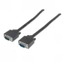 Cable de monitor VGA Manhattan 311731 1,8 m negro conector macho a conector macho
