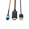Lindy 38360 Cable de fibra óptica InfiniBand 100 m MPO Multicolor