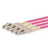 Lanview LVO230501-MTP Cable de fibra óptica InfiniBand 1 m Violeta