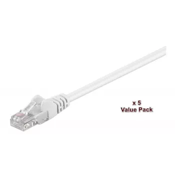 Cable de red Microconnect V-UTP515WVP blanco 15 m Cat5e U/UTP (UTP)