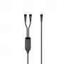 Microconnect MC-2XUSBC-100W Cable USB USB 2.0 1 m USB C negro