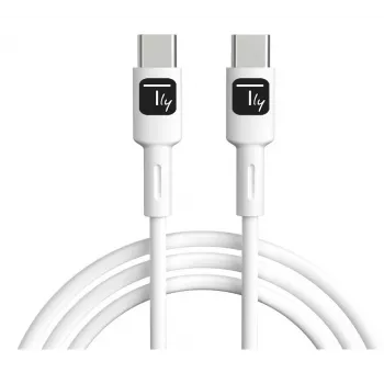 Techly ICOC-MUSB20-C60W1 Cable USB USB 2.0 1 m USB-C blanco