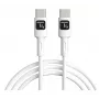 Techly ICOC-MUSB20-C60W1 Cable USB USB 2.0 1 m USB-C blanco