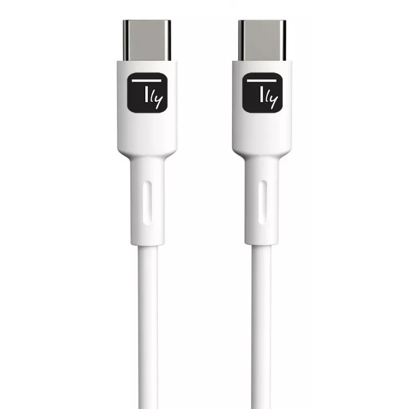 Techly ICOC-MUSB20-C60W1 Cable USB USB 2.0 1 m USB-C blanco