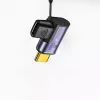 MicroConnect MC-USB4CCMF-MAGNETIC adaptador USB-C magnético, acodado a 90°, USB4, USB-C macho a hembra