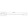 Microconnect DOCKUSB3.2CC1 Cable USB USB 3.2 Gen 2 (3.1 Gen 2) 1 m USB C negro