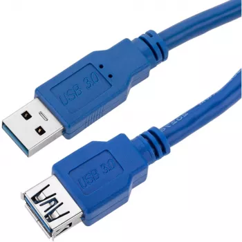 Techly Cable alargador USB 3.0 A macho / A hembra 3 m azul ICOC U3-AA-30-EX