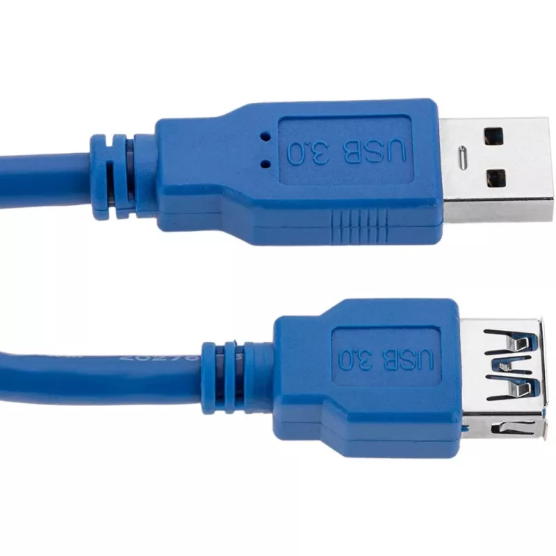 Techly Cable alargador USB 3.0 A macho / A hembra 3 m azul ICOC U3-AA-30-EX