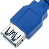 Techly Cable alargador USB 3.0 A macho / A hembra 0,5m azul ICOC U3-AA-005-EX
