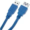 Techly Cable alargador USB 3.0 A macho / A hembra 0,5m azul ICOC U3-AA-005-EX