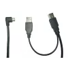 MicroConnect MC-WA1945B cable divisor, USB 2.0 A macho a USB 2.0 A macho + Mini USB macho