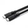 Cable USB-C MicroConnect ColorFlex 100W USB3.2CC02 – USB-C a USB-C, 100 W Power Delivery, compatible con USB 3.2
