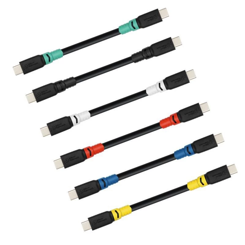 Cable USB-C MicroConnect ColorFlex 100W USB3.2CC03-LSZH, USB-C a USB-C, USB 3.2, 100W PD, funda LSZH