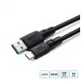 Cable adaptador USB-C a USB-A MicroConnect USB3.2AC1-LSZH, 1 m, USB 3.2