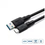 MicroConnect USB3.2AC2-LSZH ColorFlex cable USB-C a USB-A, USB 3.2, 60 W, 10 Gbps, LSZH