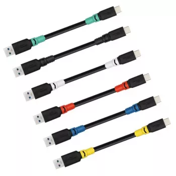 Adaptador USB-C a USB-A MicroConnect USB3.2AC3-LSZH — adaptador de datos USB 3.2 Gen 1, funda LSZH