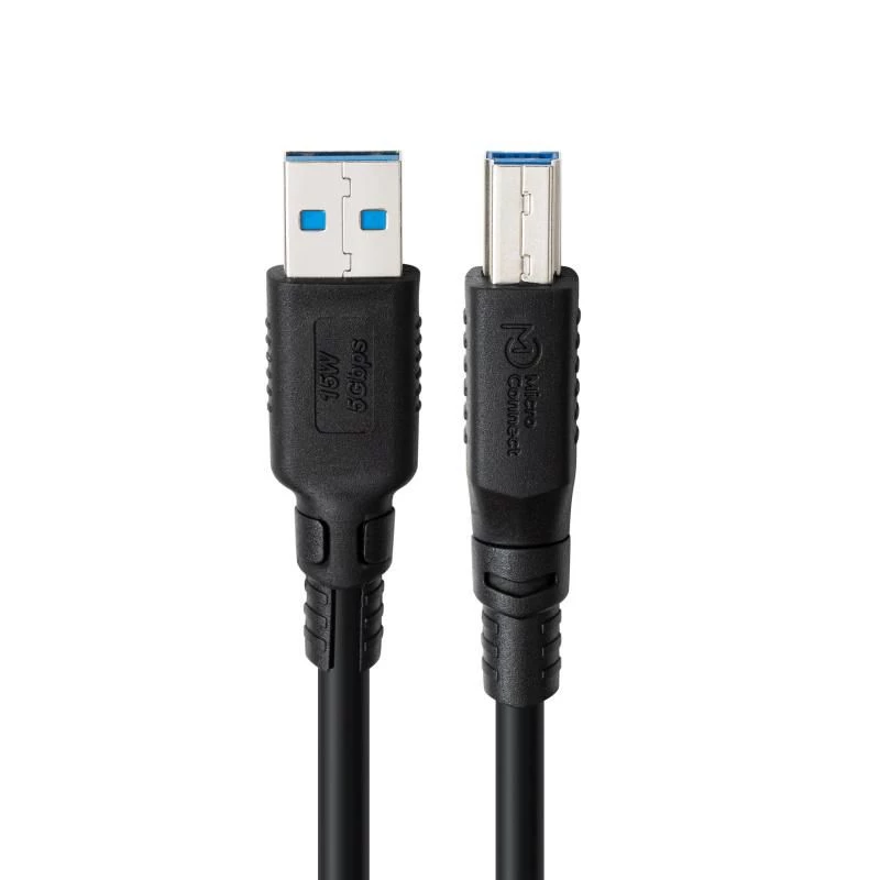 Cable de datos USB-A-B MicroConnect USB3.0AB2B‑LSZH 2 m, USB 3.2 Gen 1 (Micro-B/B), LSZH