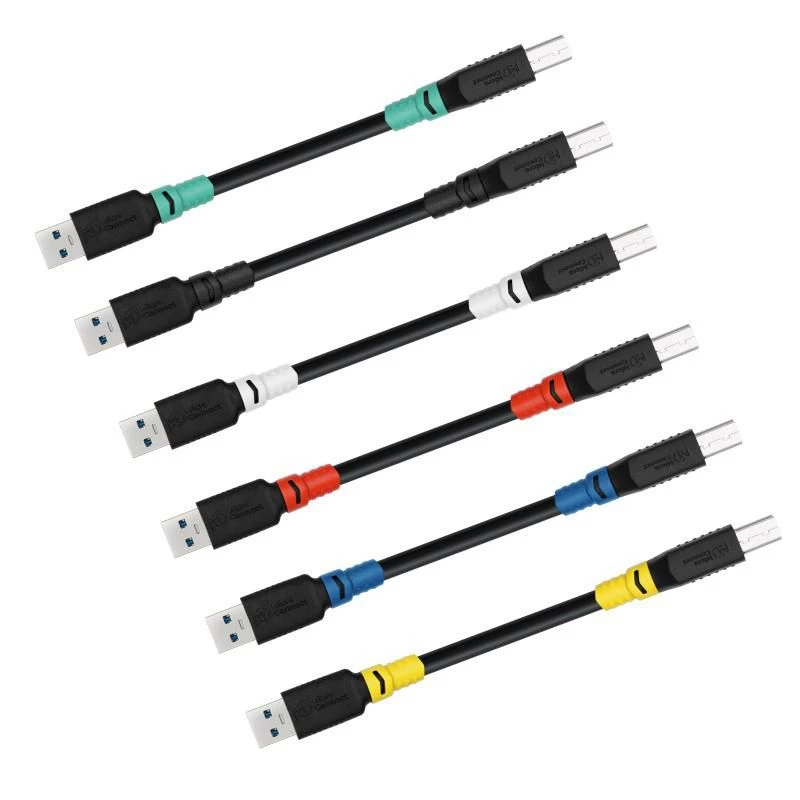 MicroConnect USB3.0AB3B-LSZH cable USB 3.2 A-B Gen 1, 3 m, LSZH, ColorFlex