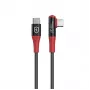 MicroConnect MC-ANGCUSBC-SC-240W Safe Charge cable bloqueador de datos USB-C a USB-C acodado, 240 W