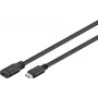 Microconnect MC-ITH-USBC-EX-002 Cable USB USB 3.2 Gen 1 (3.1 Gen 1) 1,8 m negro