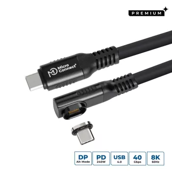 Microconnect MC-LS-USB4CC0.5-A Cable USB 0,5 m USB-C negro