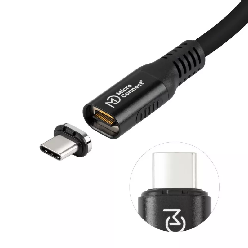 Microconnect MC-LS-USB4CC1.0 Cable USB 1 m USB C negro