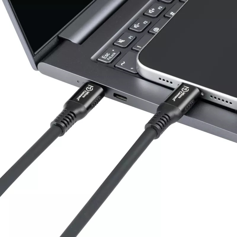 Microconnect MC-LS-USB4CC1.0 Cable USB 1 m USB C negro