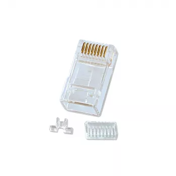 Conector macho RJ-45 sin apantallar Lindy, 8 pines CAT6, pack de 10