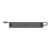 Lindy DST-Mini XT 810, estación de acoplamiento mini USB-C para portátil con pantalla única (8K) o doble pantalla (4K60) y carga pasante de 100W