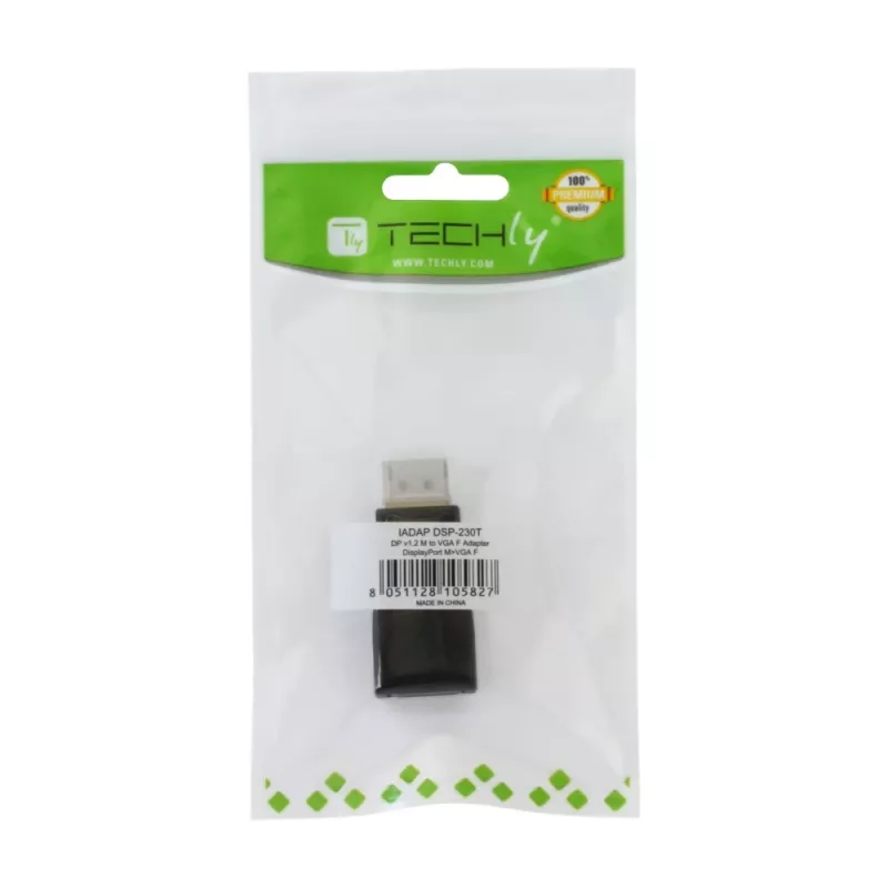 Adaptador de cable DisplayPort VGA Techly IADAP-DSP-230T