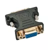 Adaptador Lindy DVI-A macho a VGA hembra, negro