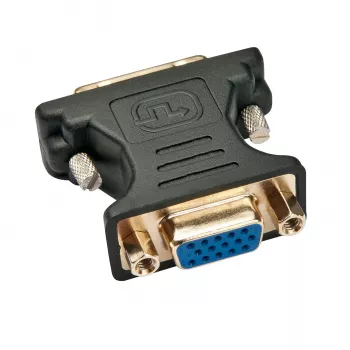 Adaptador Lindy DVI-A macho a VGA hembra, negro