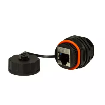 Adaptador de cable LOGON NETWORKING TWPGLAND83 RJ-45 negro