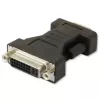 Adaptador Techly DVI a VGA analógico H/M IADAP DVI-9100, VGA, DVI-I, negro