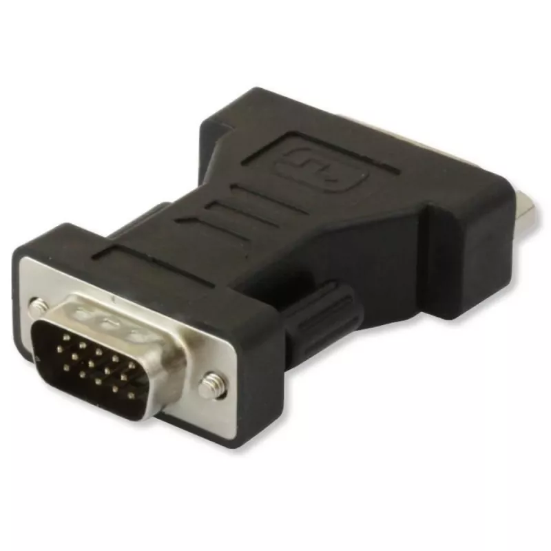 Adaptador Techly DVI a VGA analógico H/M IADAP DVI-9100, VGA, DVI-I, negro