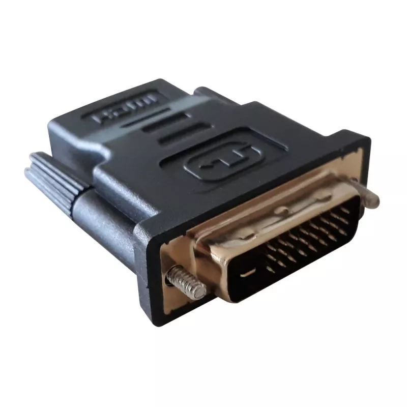 Adaptador de cable DVI-D negro Techly IADAP-DVI-HDMI-F