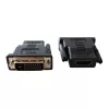 Adaptador de cable DVI-D negro Techly IADAP-DVI-HDMI-F